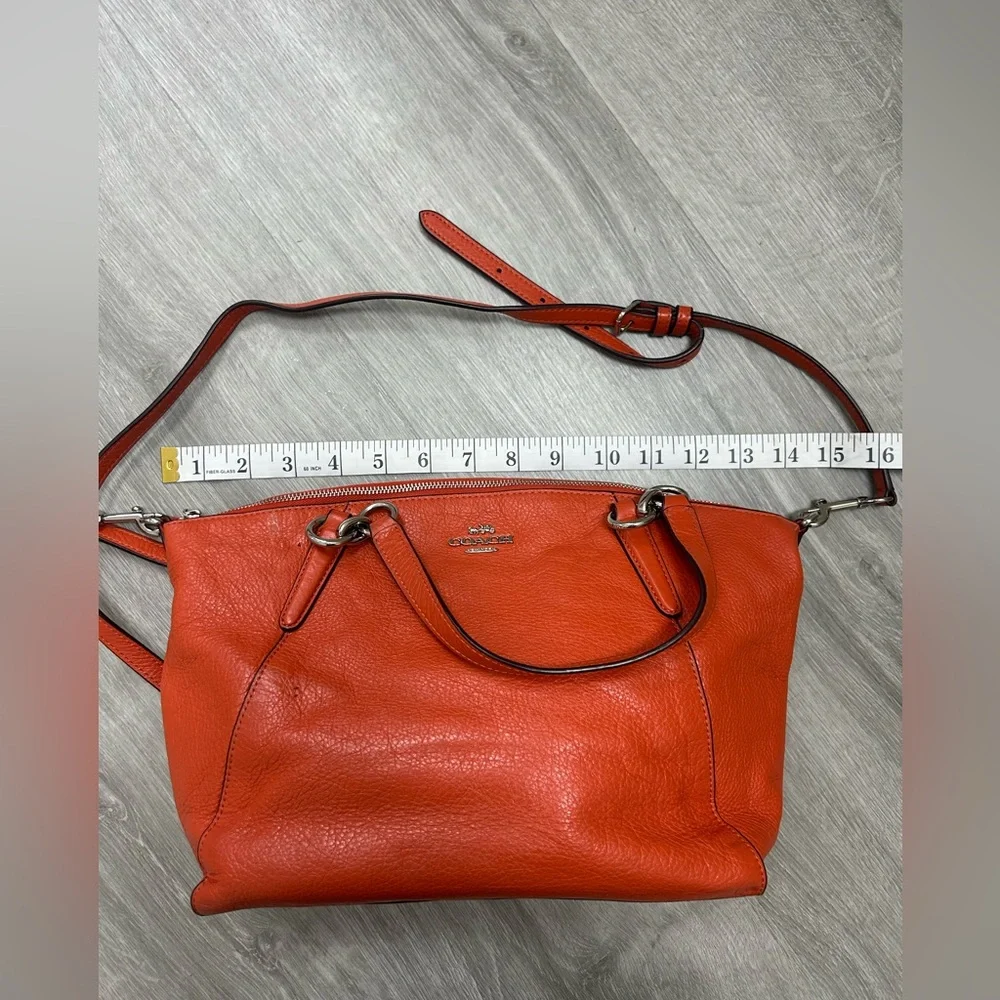 Coach Vibrant Orange Shoulder Bag